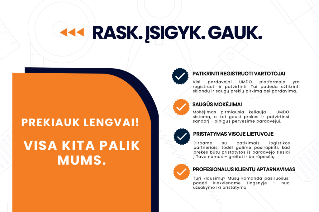 Turi statybinių likučių? Paversk juos pinigais per UMDO