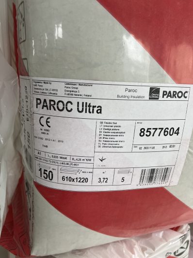 Paroc Ultra 150mm