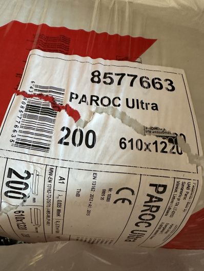 Paroc ultra was 35t