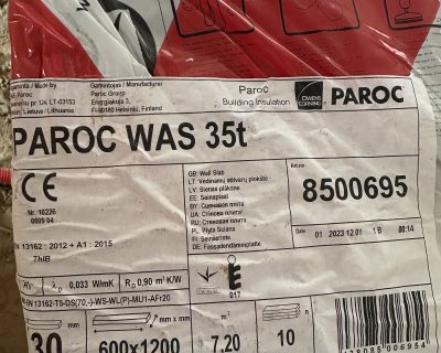 Paroc ultra was 35t