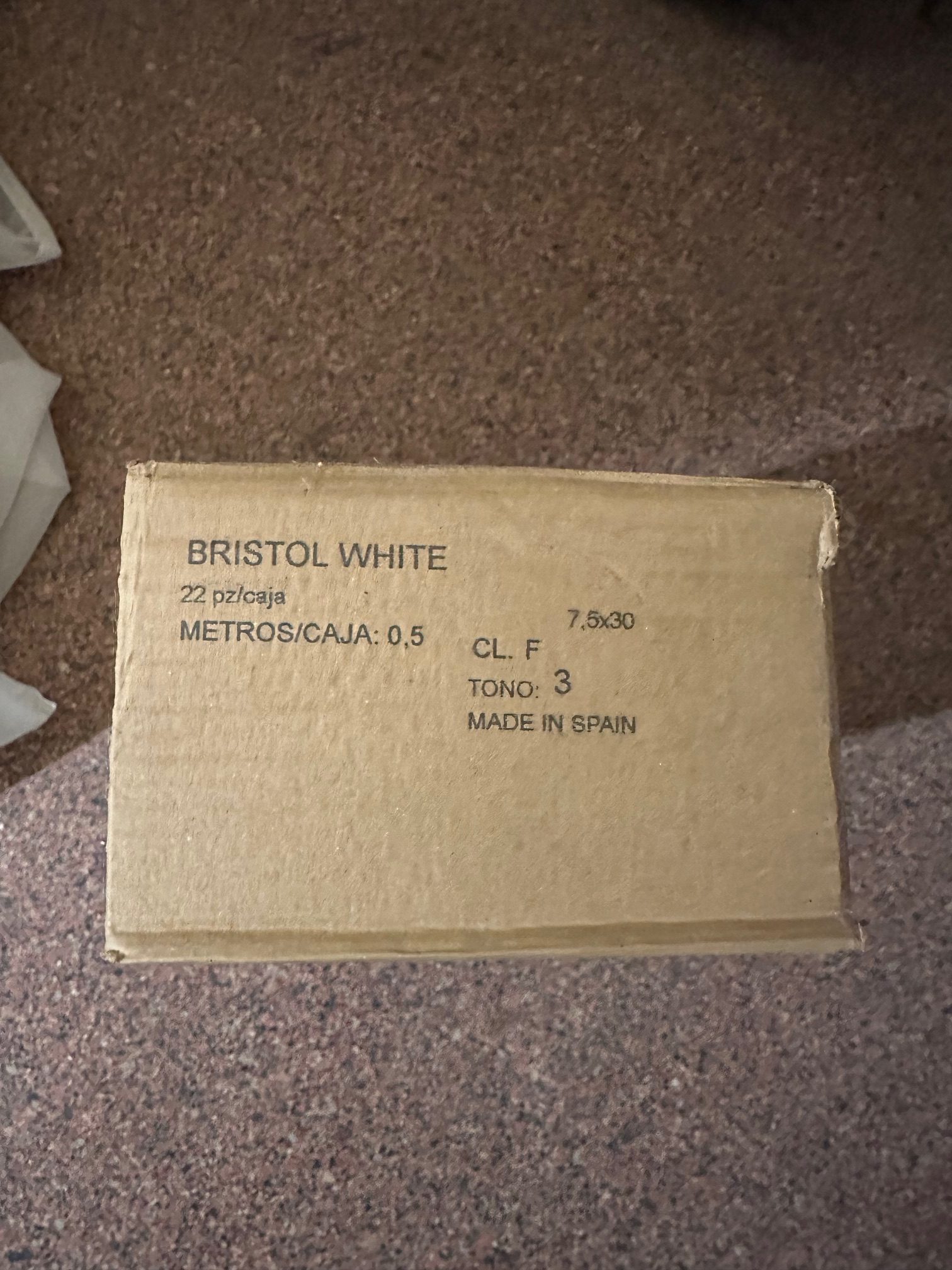 Baltos ispaniškos plytelės Mayolica 7,5×30