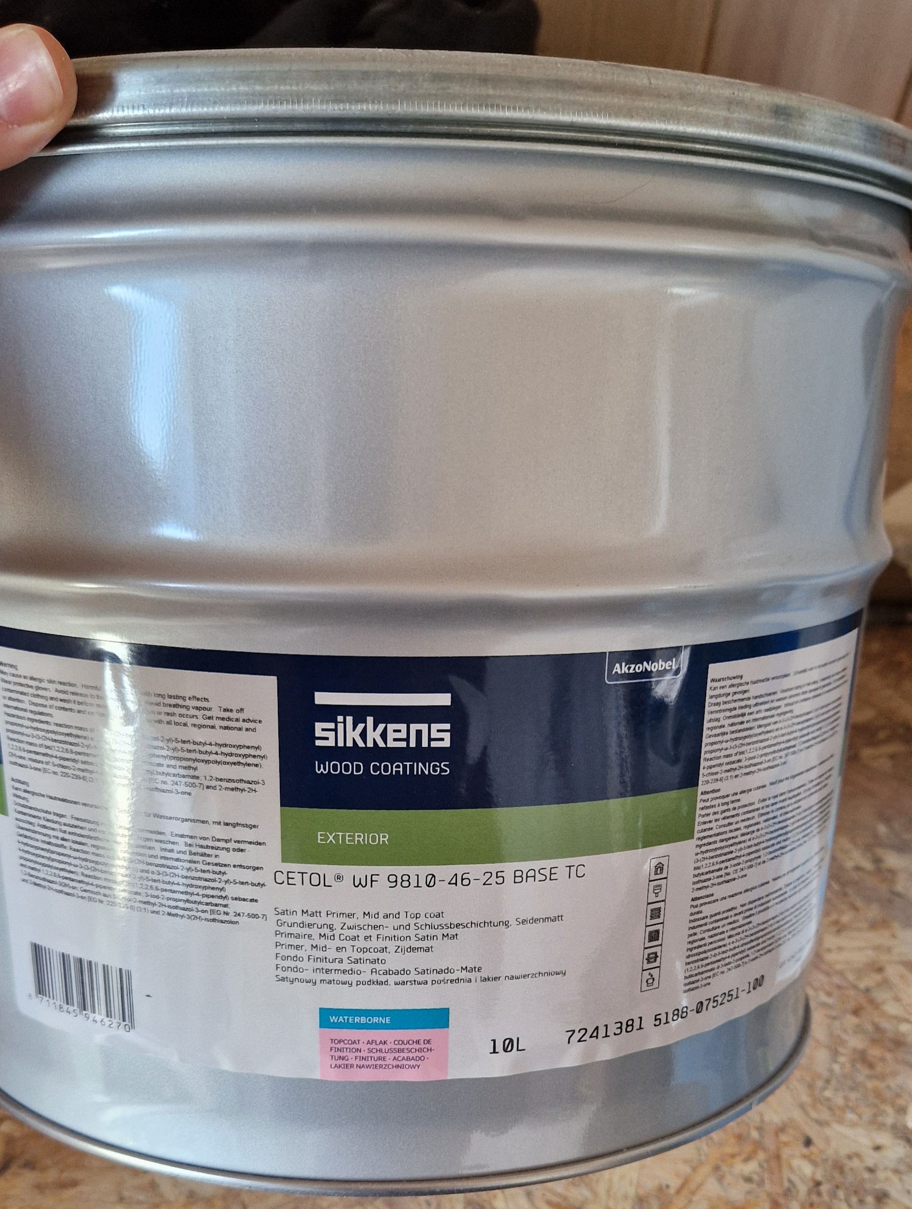 Sikkens vidaus medienos impregnantas, primer/top coat