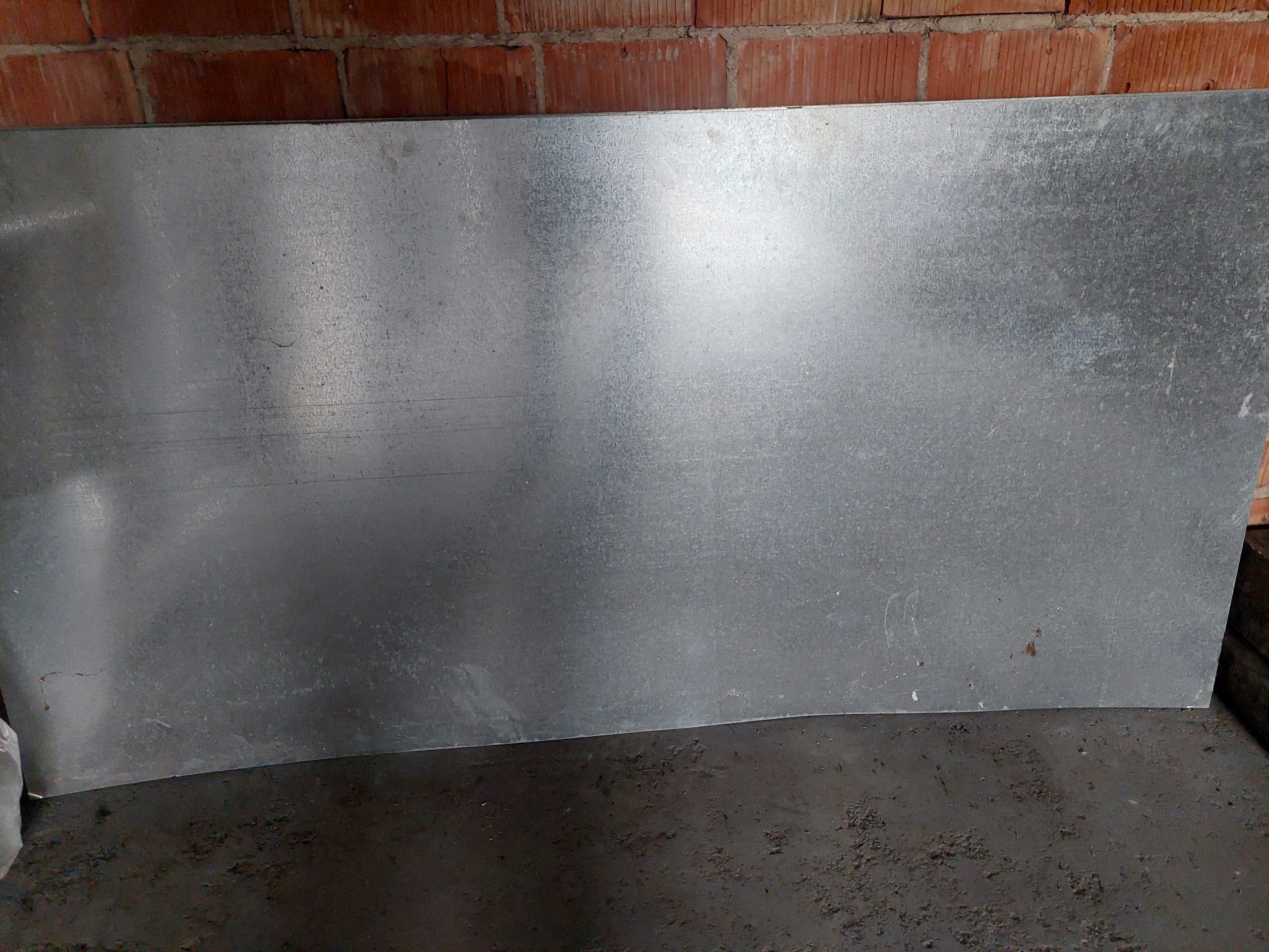 Cinkuotos skardos lapai 2×1