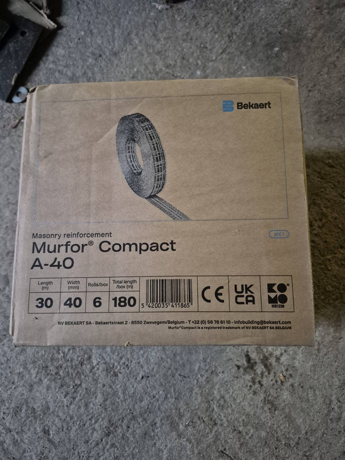 Murfor juosta 4cm pločio