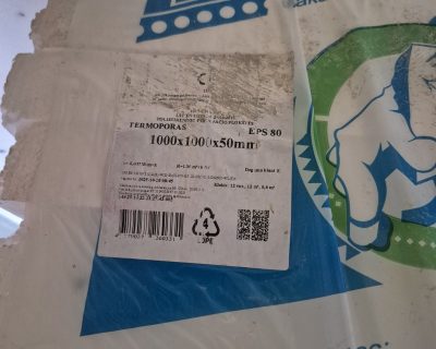 EPS80 5 cm 1,0×1,0m