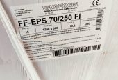 Neišpakuotą neoporo pakuotė FF-EPS 70, 250 mm storio, 10,8 m2. Lygus, nefrezuotas. Druskininkai