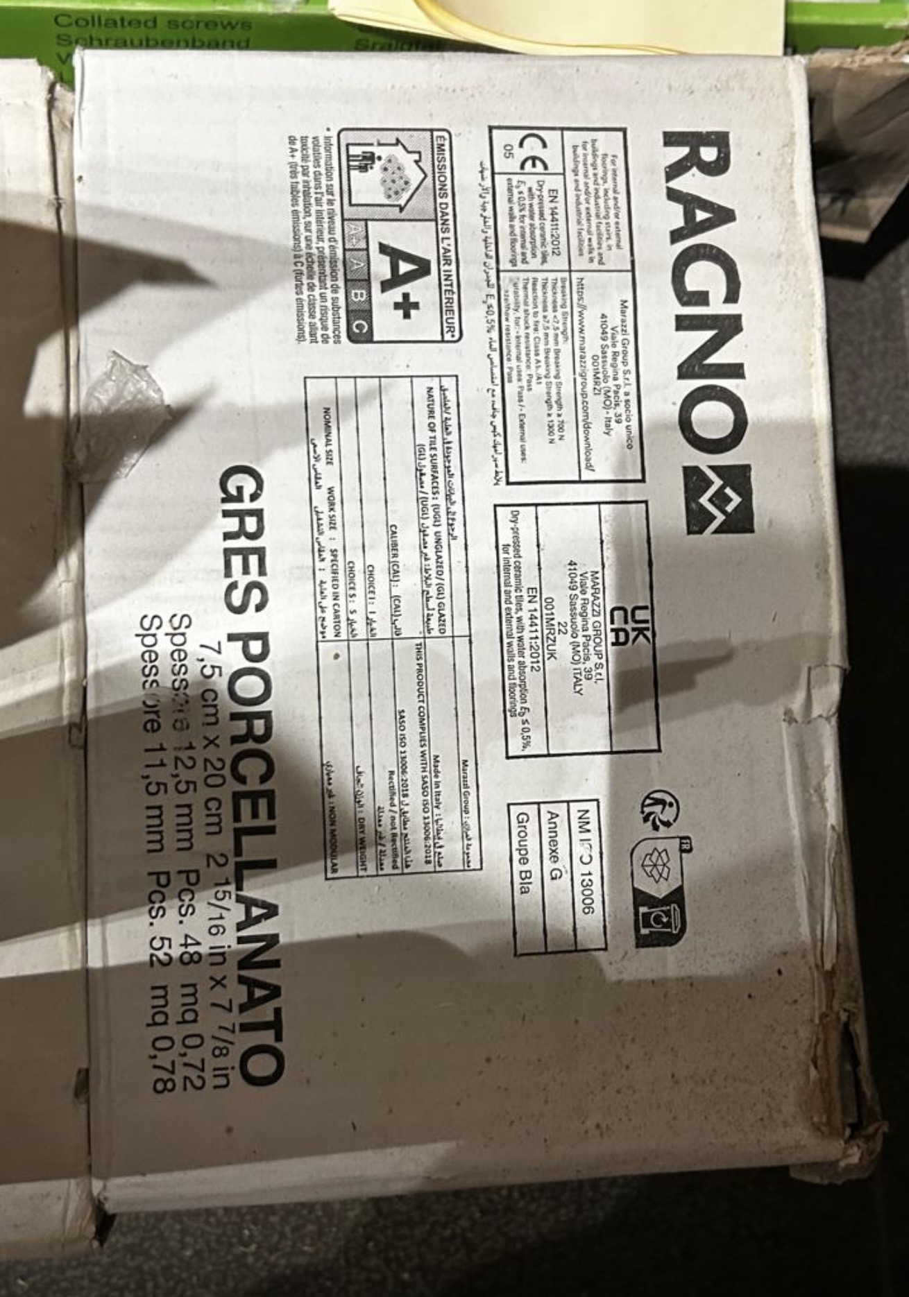 RAGNO akmens masės plytelės (Gres Porcellanato)