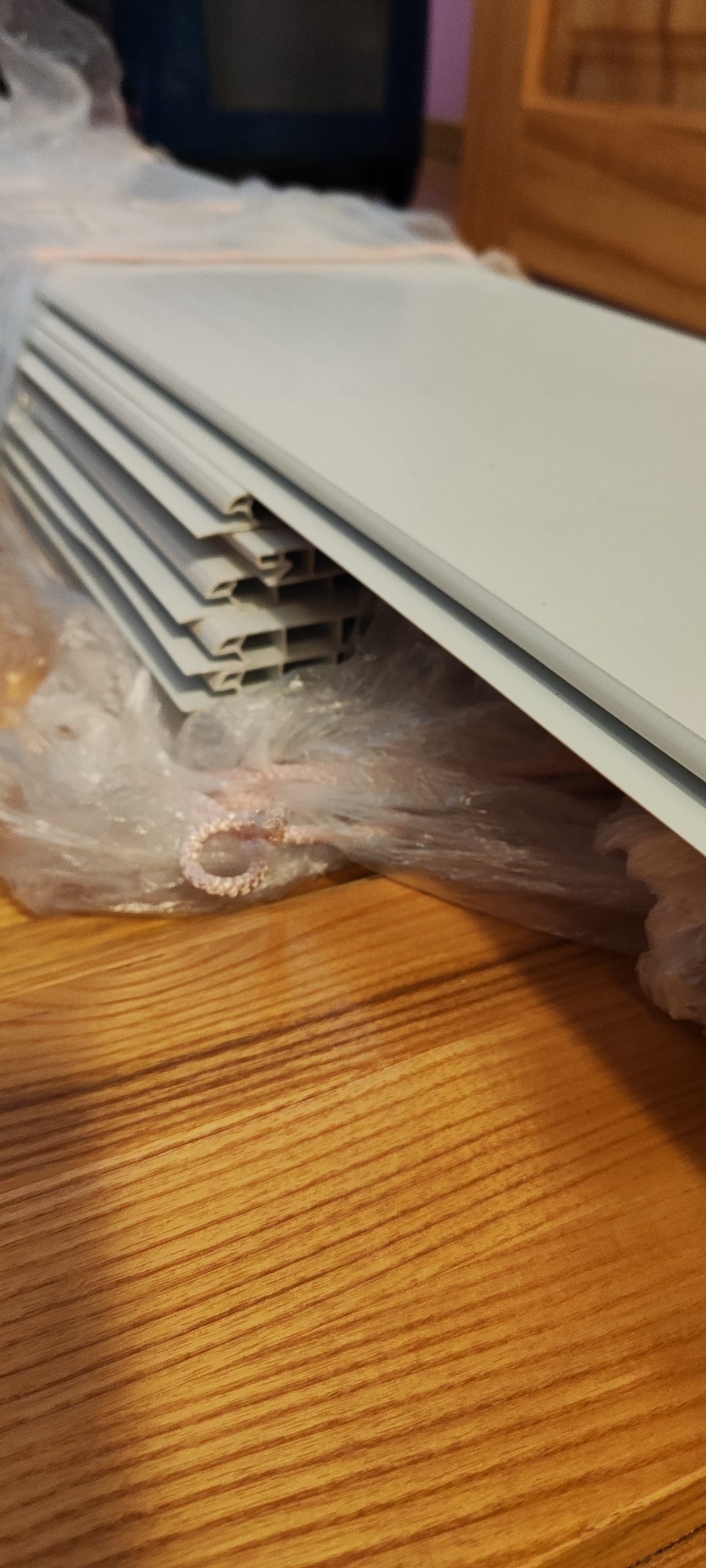 Plastikinės lentelės, pirktos Ermitaže, liko nepanaudota.