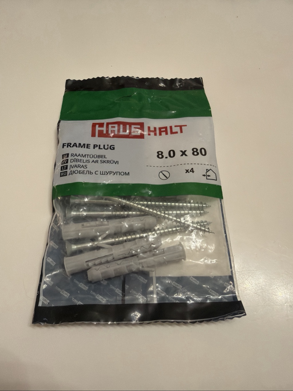 Rėminiai kaiščiai 8.0 x 80