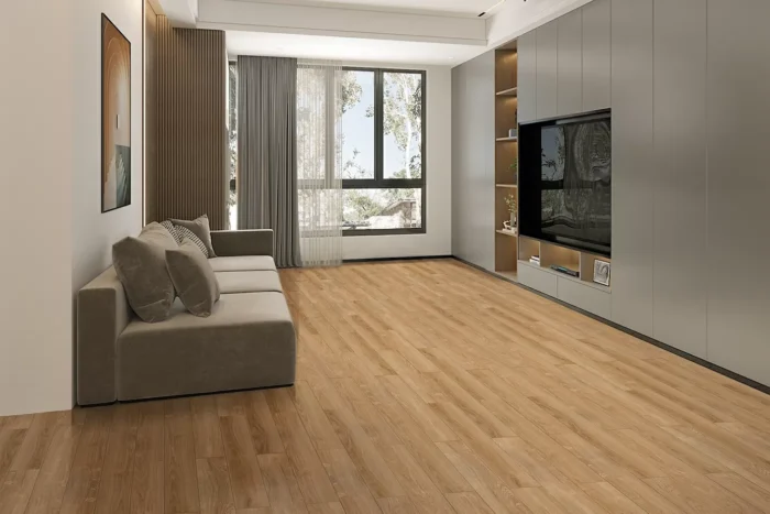 SPC Vinilas 33 Klasė 5mm su paklotu lentos dydis 1220 x 180mm Click | SELECT OAK