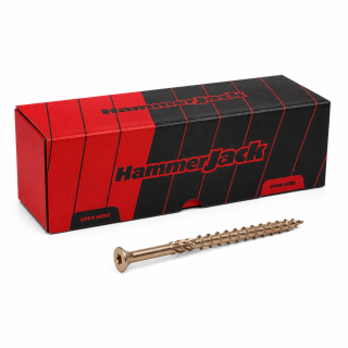 Hammerjack sraigtai terasoms ir fasadams Nano, 4,5 x 60, torx 20, 100 vnt/dėž.