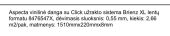 Aspecta vinilinė danga su Click užrakto sistema Brienz XL lentų formatu 8476547X