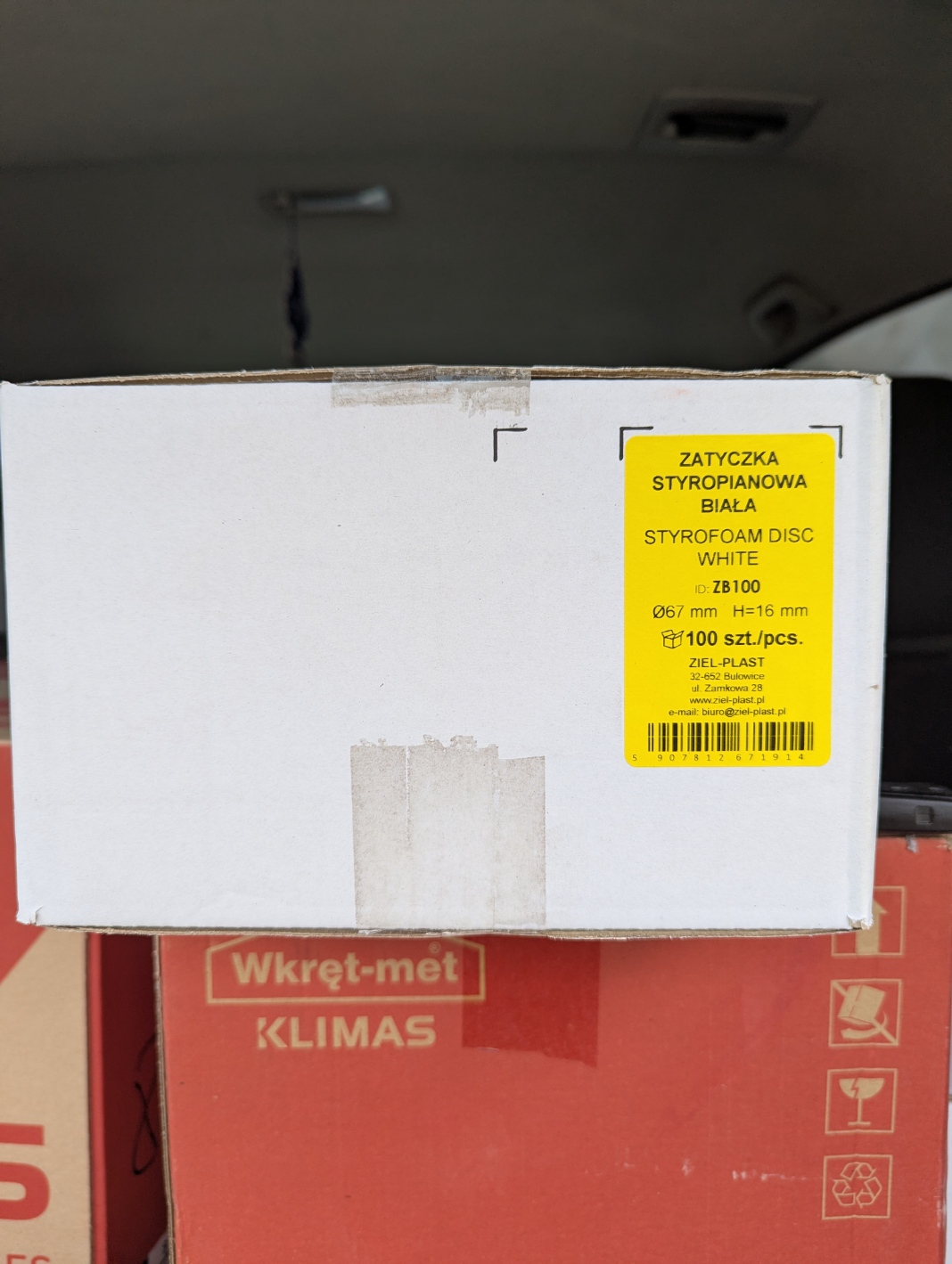 Smeigės / vinys termoizoliacijos plokštėms, 200 vnt/dėž