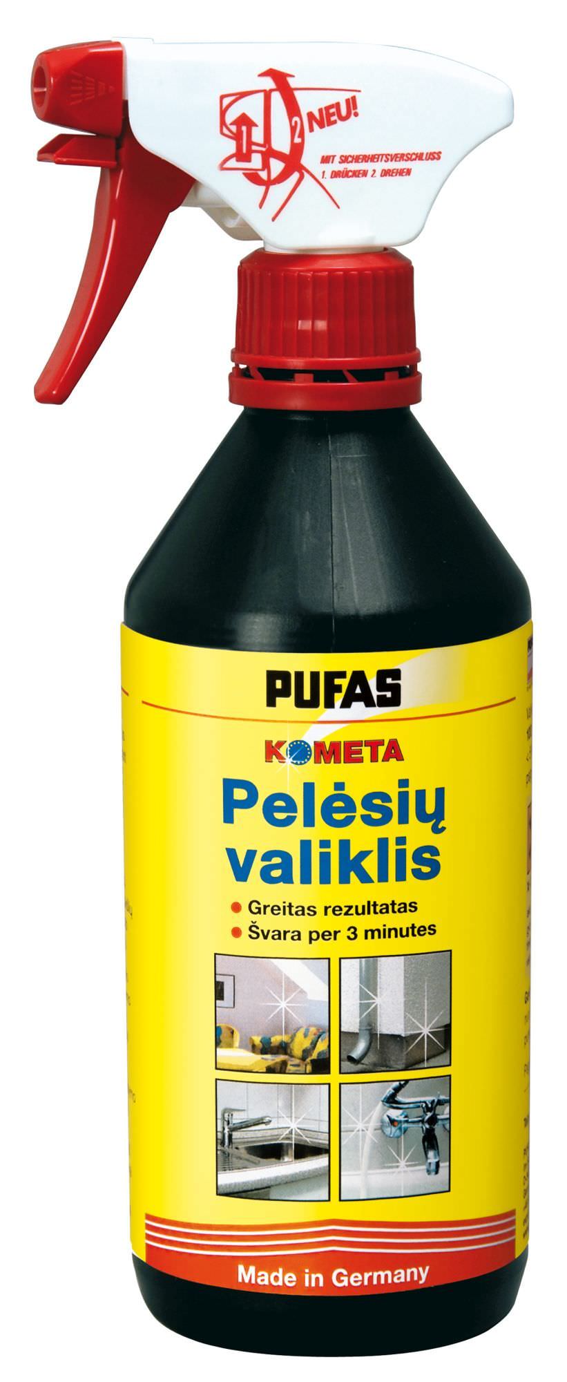 PUFAS KOMETA pelėsių valiklis su purkštuku, 500 ml