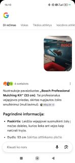 „Bosch Professional” vejapjoves pjovimo peilis.„Bosch Ersatzmesser 48 cm”