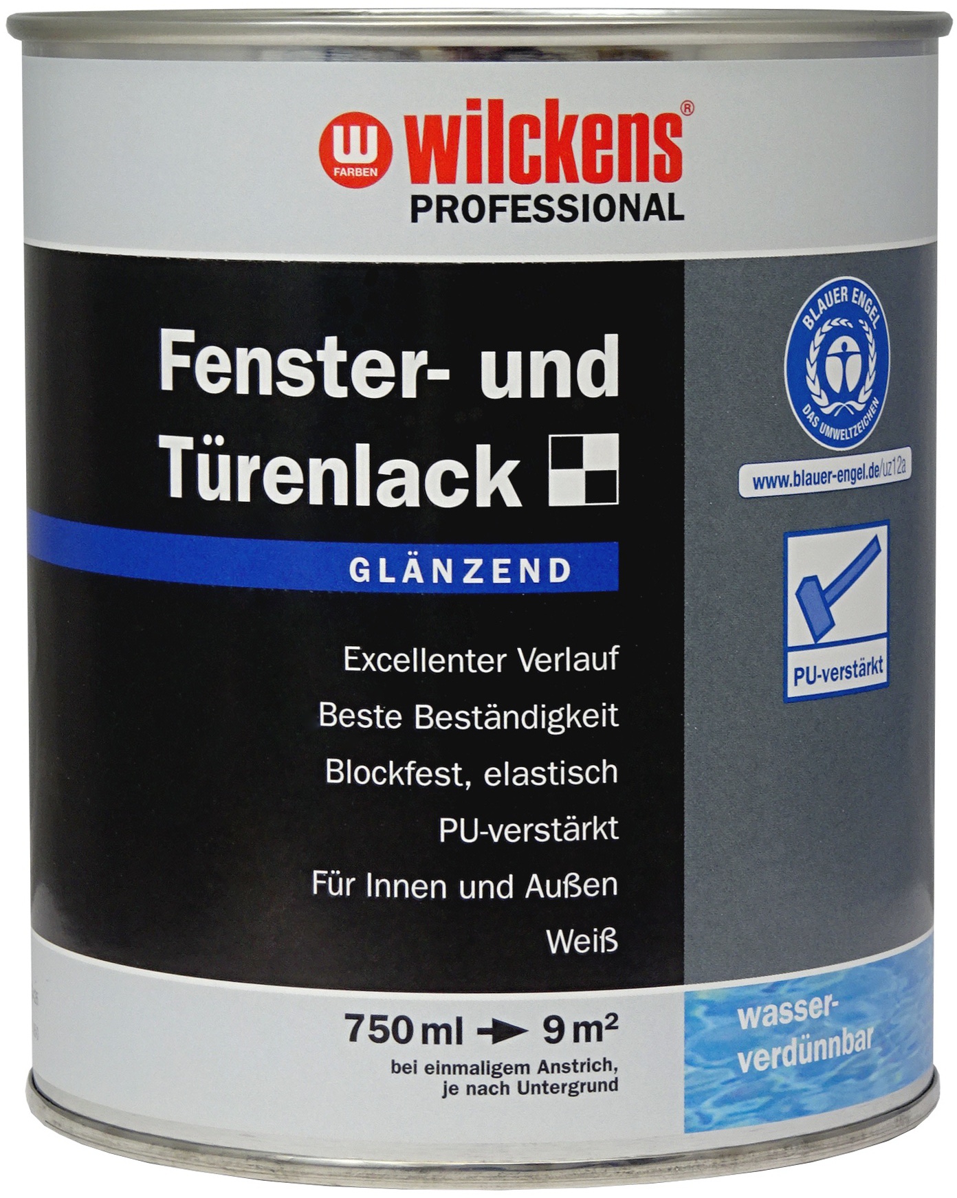 Wilckens Professional blizgus langų ir durų lakas, baltas