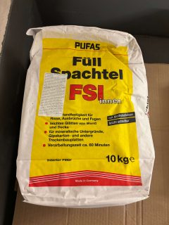 PUFAS Fill+Finish vidaus glaistas, 10 kg