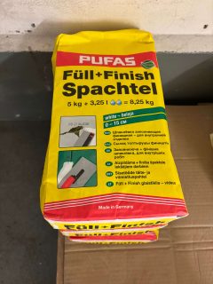 PUFAS Fill+Finish vidaus glaistas, 5 kg