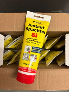 PUFAS Instant Spachtel SI pluoštu sustiprintas remontinis glaistas vidaus ir lauko darbams