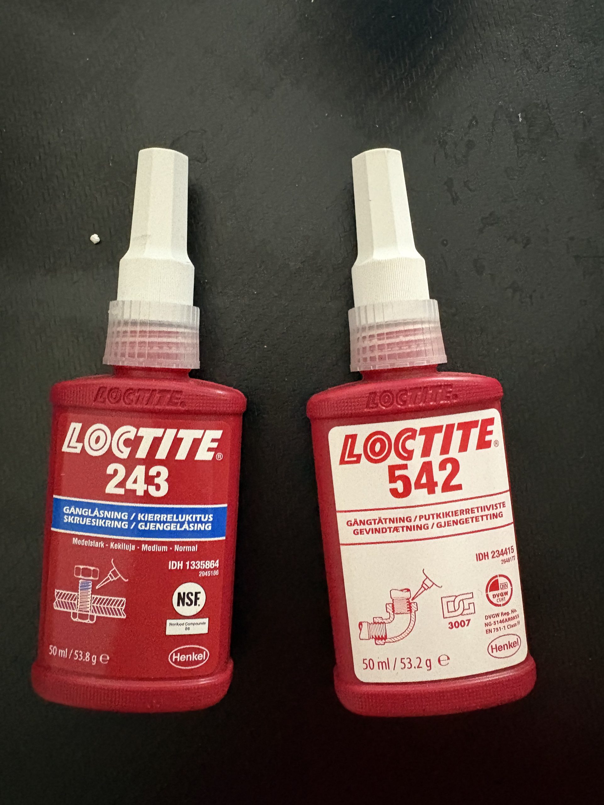 LOCTITE 243, 542